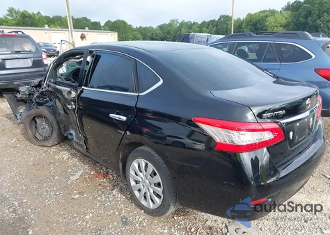 2014 Nissan Sentra S from USA, damaged, VIN 3N1AB7APXEY203531